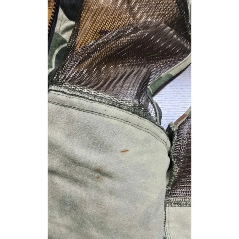 Vintage 10X Mens AMMO Hunting Camouflage Vest Size Small